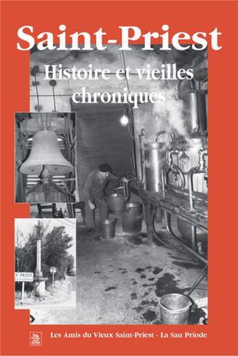 Couverture du livre « Saint-Priest ; histoire et vieilles chroniques » de  aux éditions Editions Sutton