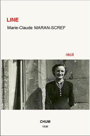 Couverture du livre « Line » de Maran-Scref M-C. aux éditions Chum