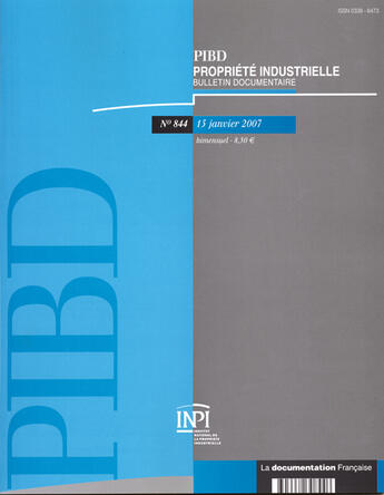 Couverture du livre « PIBD T.844 ; textes officiels : doctrine, jurisprudence » de  aux éditions Documentation Francaise