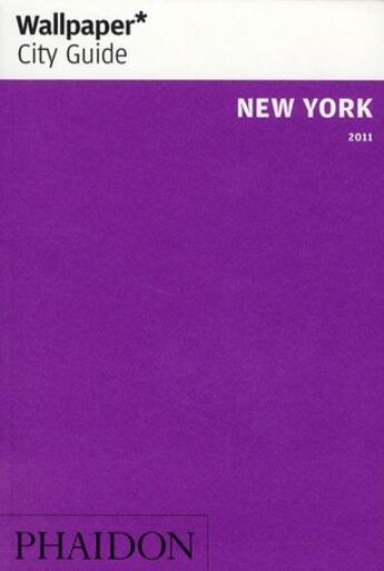 Couverture du livre « New York (édition 2011) » de  aux éditions Phaidon Press