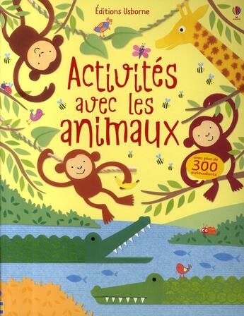 Couverture du livre « Activites avec les animaux » de Gilpin/Allman aux éditions Usborne