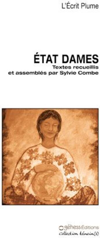 Couverture du livre « État dames » de Sylvie Combe aux éditions Gehess