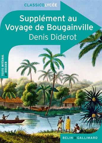 Couverture du livre « Supplément au voyage de Bougainville, de Denis Diderot » de Julie Cuvillier aux éditions Belin Education