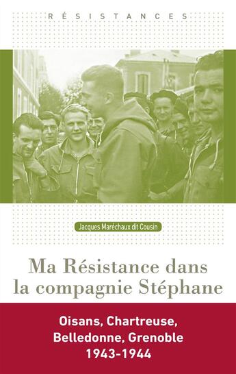 Couverture du livre « Une jeunesse dans la tourmente ; 12 mois de résistance dans la compagnie Stéphane » de Jacques Marechaux aux éditions Pu De Grenoble