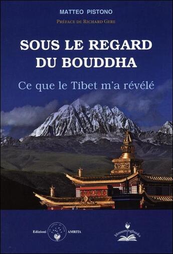 Couverture du livre « Sous le regard du Bouddha ; ce que le Tibet m'a révélé » de Matteo Pistono aux éditions Amrita