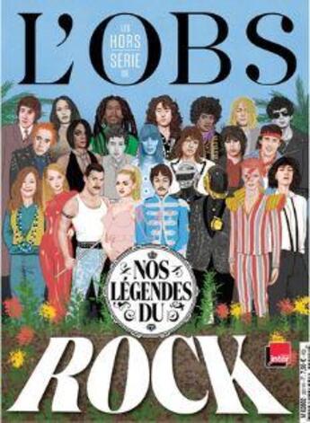 Couverture du livre « L'obs hs n 106 - nos legendes du rock » de  aux éditions L'obs Hors-serie