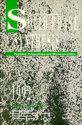 Couverture du livre « Innovation and perspectives in solid phase synthesis peptides polypeptidesand oligonucleotides » de Epton aux éditions Intercept