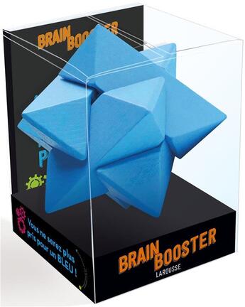 Couverture du livre « Brain booster/bleu - vous ne passerez plus pour un bleu ! » de  aux éditions Larousse