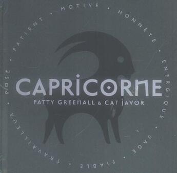 Couverture du livre « Capricorne » de Patty Greenall et Cat Javor aux éditions Albin Michel