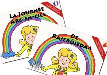 Couverture du livre « La journee arc-en-ciel / de rajebojedaa (francais/alsacien) » de Tonton Michel aux éditions Mk67