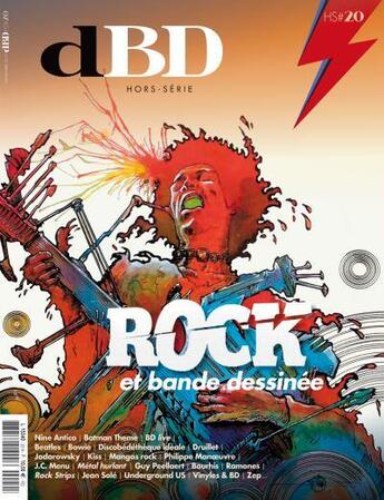 Couverture du livre « DBD MAGAZINE Hors-Série n.20 ; rock et bande dessinée » de Dbd Magazine aux éditions Dbd