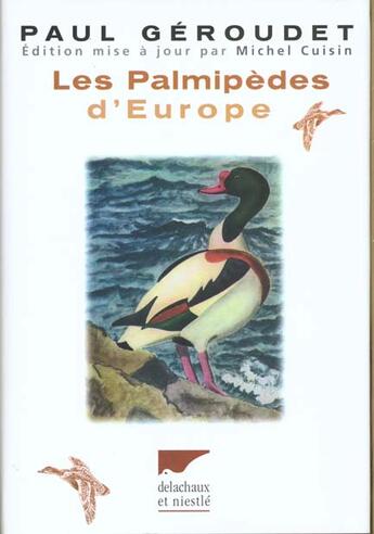 Couverture du livre « Les palmipedes d'europe » de Cuisin/Geroudet aux éditions Delachaux & Niestle