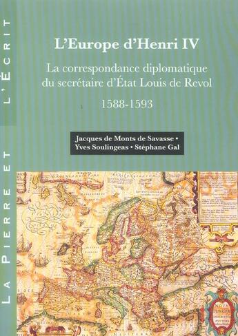 Couverture du livre « Europe d'henri iv » de Gal/De Monts aux éditions Pu De Grenoble