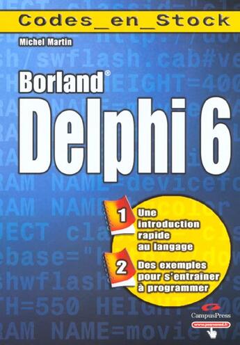 Couverture du livre « Delphi 6 » de Michel Martin aux éditions Campuspress