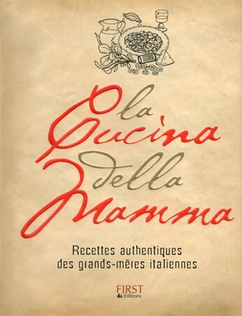 Couverture du livre « La cucina della mamma » de  aux éditions First