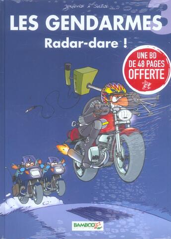 Couverture du livre « Les gendarmes T.3 ; radar-dare ! » de David Lunven et Jenfevre et Olivier Sulpice aux éditions Bamboo