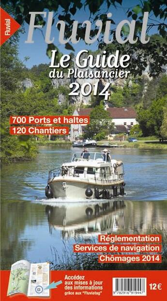 Couverture du livre « Le guide du plaisancier 2014 - fluvial » de Fluvial aux éditions Fluviacarte