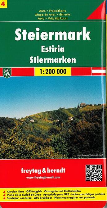 Couverture du livre « **steiermark (4) » de  aux éditions Freytag Und Berndt