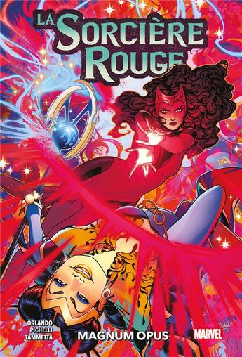 Couverture du livre « La sorcière rouge Tome 2 : Magnum Opus » de Sara Pichelli et Christopher Allen et Steve Orlando aux éditions Panini