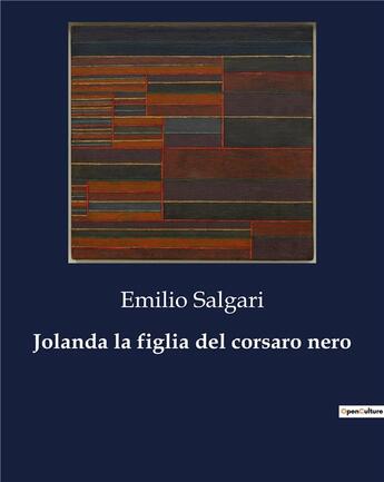 Couverture du livre « Jolanda la figlia del corsaro nero » de Emilio Salgari aux éditions Culturea