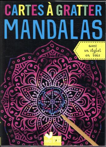 Couverture du livre « Cartes à gratter ; mandalas » de  aux éditions Deux Coqs D'or