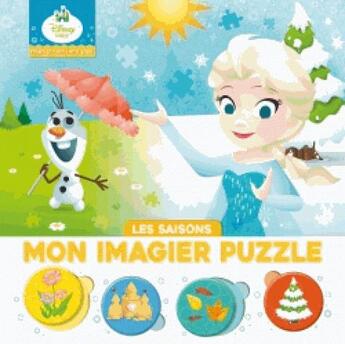 Couverture du livre « Disney baby, mon imagier puzzle les saisons » de  aux éditions Disney Hachette