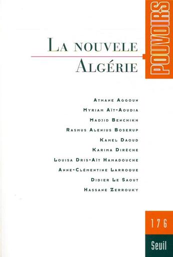 Couverture du livre « Pouvoirs, n 176 - la nouvelle algerie » de  aux éditions Seuil