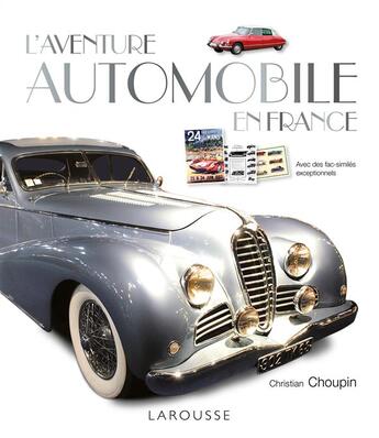 Couverture du livre « L'aventure automobile en France » de Christian Choupin aux éditions Larousse