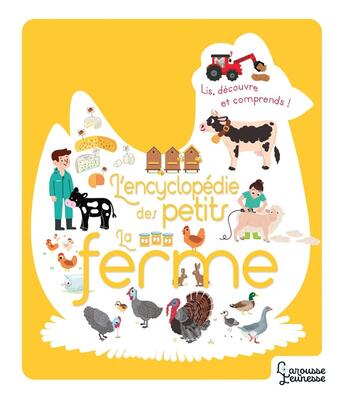 Couverture du livre « L'encylopedie des petits - la ferme » de Cecile Jugla aux éditions Larousse