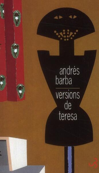 Couverture du livre « Versions de Teresa » de Andres Barba aux éditions Christian Bourgois