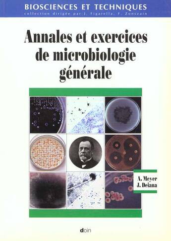 Couverture du livre « Annales et exercices de microbiologie generale » de Meyer aux éditions Doin