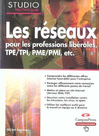 Couverture du livre « Reseau Pour Les Petites Entreprises » de  aux éditions Campuspress