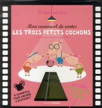 Couverture du livre « Les trois petits cochons » de Veronika Kopeckova aux éditions Prisma