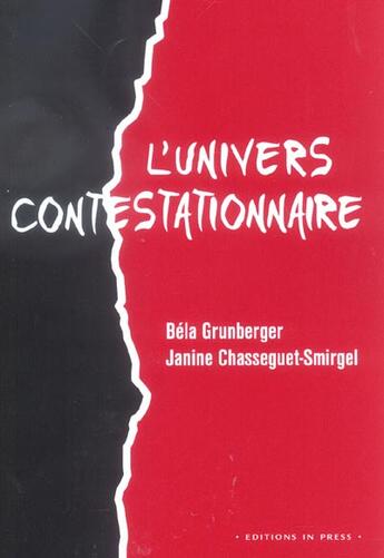 Couverture du livre « L univers contestationnaire (l') » de Grumberger/Chassegue aux éditions In Press