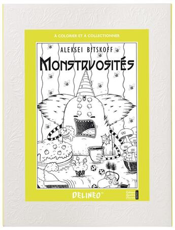 Couverture du livre « Monstruosités ; à colorier » de Lucile Galliot et Aleksei Bitskoff aux éditions Quatre Fleuves