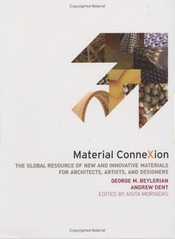 Couverture du livre « Material connexion » de Moryadas Anita aux éditions Thames & Hudson