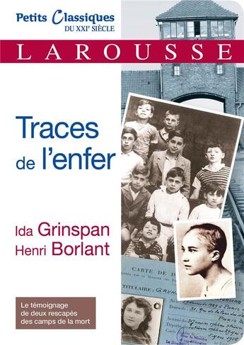 Couverture du livre « Traces de l'enfer » de Ida Grinspan et Henri Borlant aux éditions Larousse