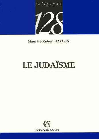 Couverture du livre « Le judaïsme » de  aux éditions Armand Colin