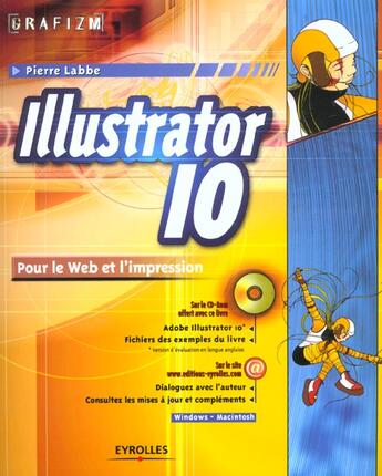 Couverture du livre « Illustrator 10 » de Pierre Labbe aux éditions Eyrolles