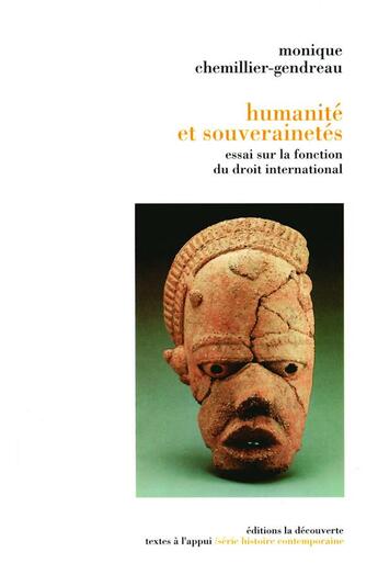 Couverture du livre « Humanité et souverainetés » de Chemillier-Gendreau aux éditions La Decouverte