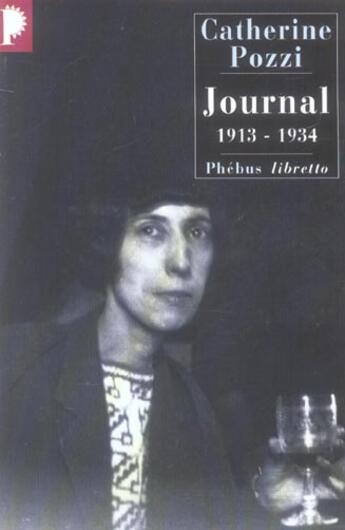 Couverture du livre « Journal, 1913-1914 » de Catherine Pozzi aux éditions Libretto
