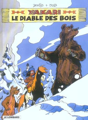 Couverture du livre « Yakari t.20 : le diable des bois » de Derib et Job aux éditions Lombard