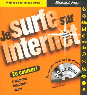 Couverture du livre « Je Surf Sur Internet » de Thierry Crouzet aux éditions Microsoft Press