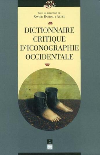 Couverture du livre « DICTIONNAIRE D ICONOGRAPHIE » de Pur aux éditions Pu De Rennes