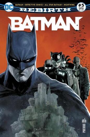 Couverture du livre « Batman rebirth n.5 : bienvenue à Santa Prisca ! » de  aux éditions Urban Comics Press