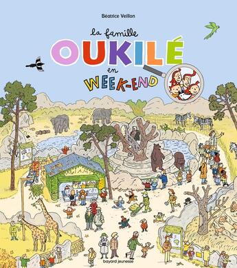 Couverture du livre « La famille oukile en week-end » de Beatrice Veillon aux éditions Bayard Jeunesse