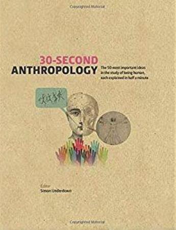 Couverture du livre « 30 second anthropology ; the 50 most important ideas, in the study of being human, each explained in half a minute » de  aux éditions Ivy Press