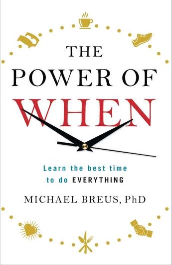 Couverture du livre « THE POWER OF WHEN » de Michael Breus aux éditions Vermilion