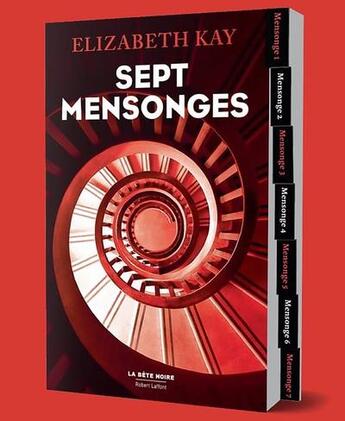 Couverture du livre « Sept mensonges » de Elizabeth Kay aux éditions Robert Laffont