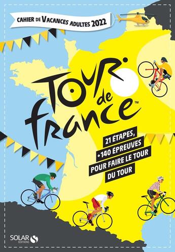 Couverture du livre « Cahier de vacances : tour de France (édition 2022) » de Mativox aux éditions Solar